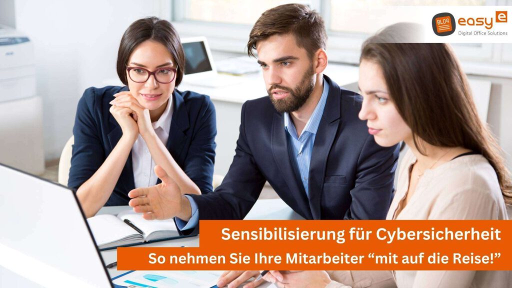 Cybersicherheit Sensibilisierung Mitarbeiter Titel