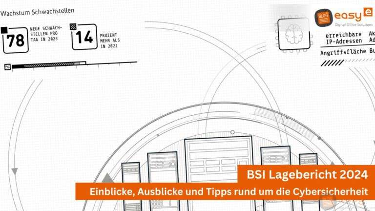 BSI Lagebericht 2024 - easy digital office informiert und berät Unternehmen in der Region Hannover