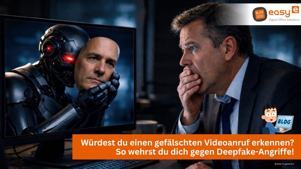 Würdest du einen gefälschten Videoanruf erkennen? So wehrst du dich gegen Deepfake-Angriffe mit easy digital office aus Wunstorf